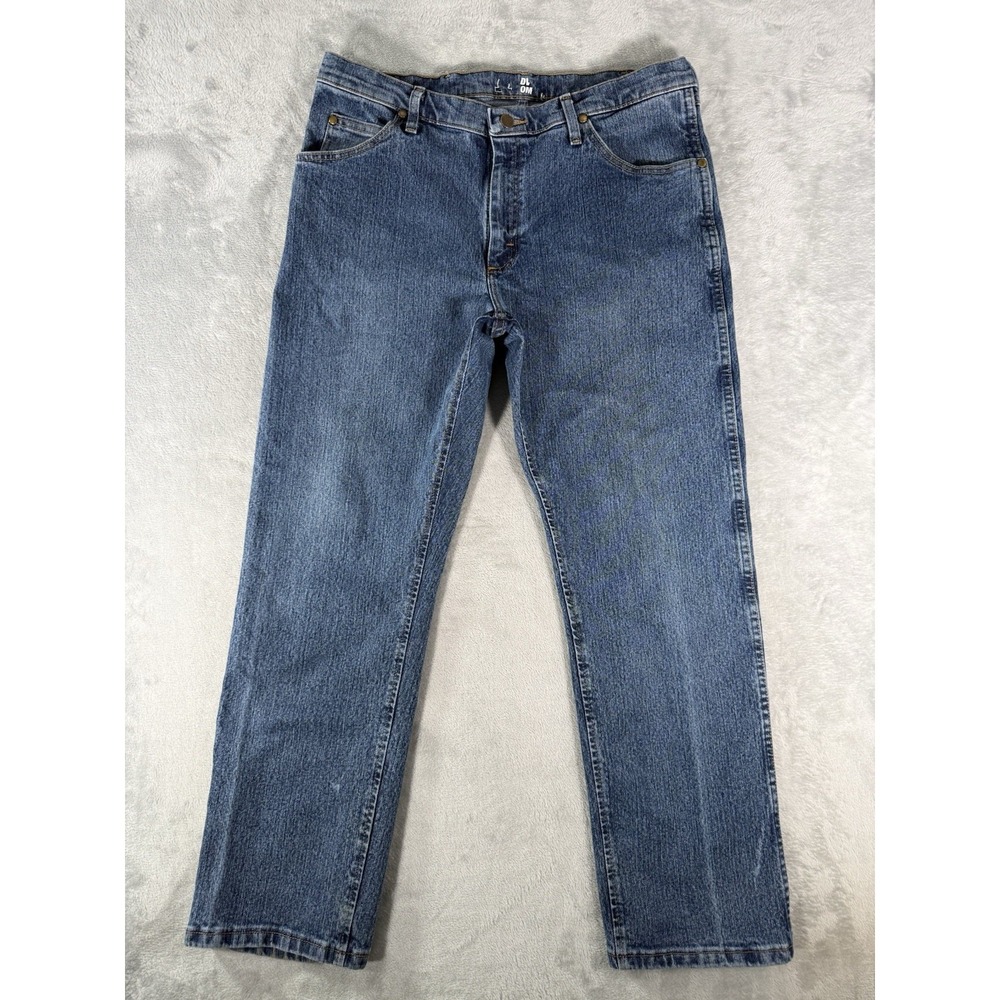 Wrangler Jeans 47MACMS Mens 36x30 Blue Advanced Comfort Cowboy Performance
